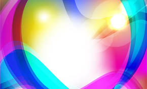abstract hunderd line colored vecto